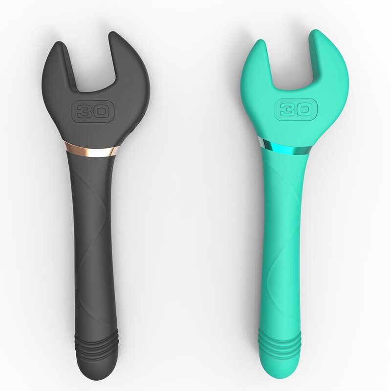 3 สี ประแจ หัวนมผู้หญิง Vibrator ตัวกระตุ้นคลิตอริส การสั่นสะเทือนความถี่ 10 นวดสำหรับผู้หญิง Masturbator