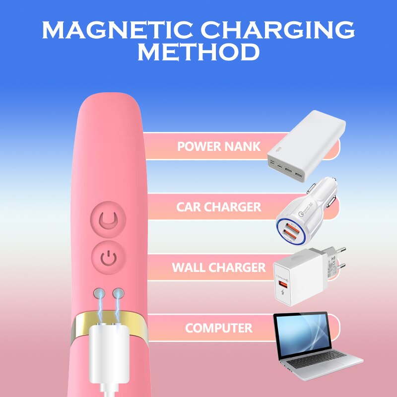 3 สี ประแจ หัวนมผู้หญิง Vibrator ตัวกระตุ้นคลิตอริส การสั่นสะเทือนความถี่ 10 นวดสำหรับผู้หญิง Masturbator