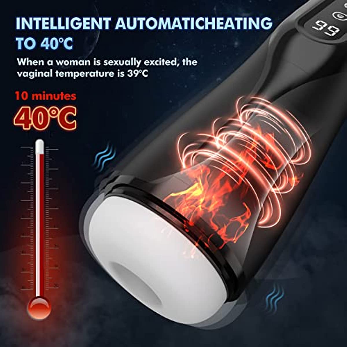 Automatic Male Masturbators 9 Suction and Vibration, Heating, Real Pussy, Vaginas, Adult Male Sex Toys for Men 18+