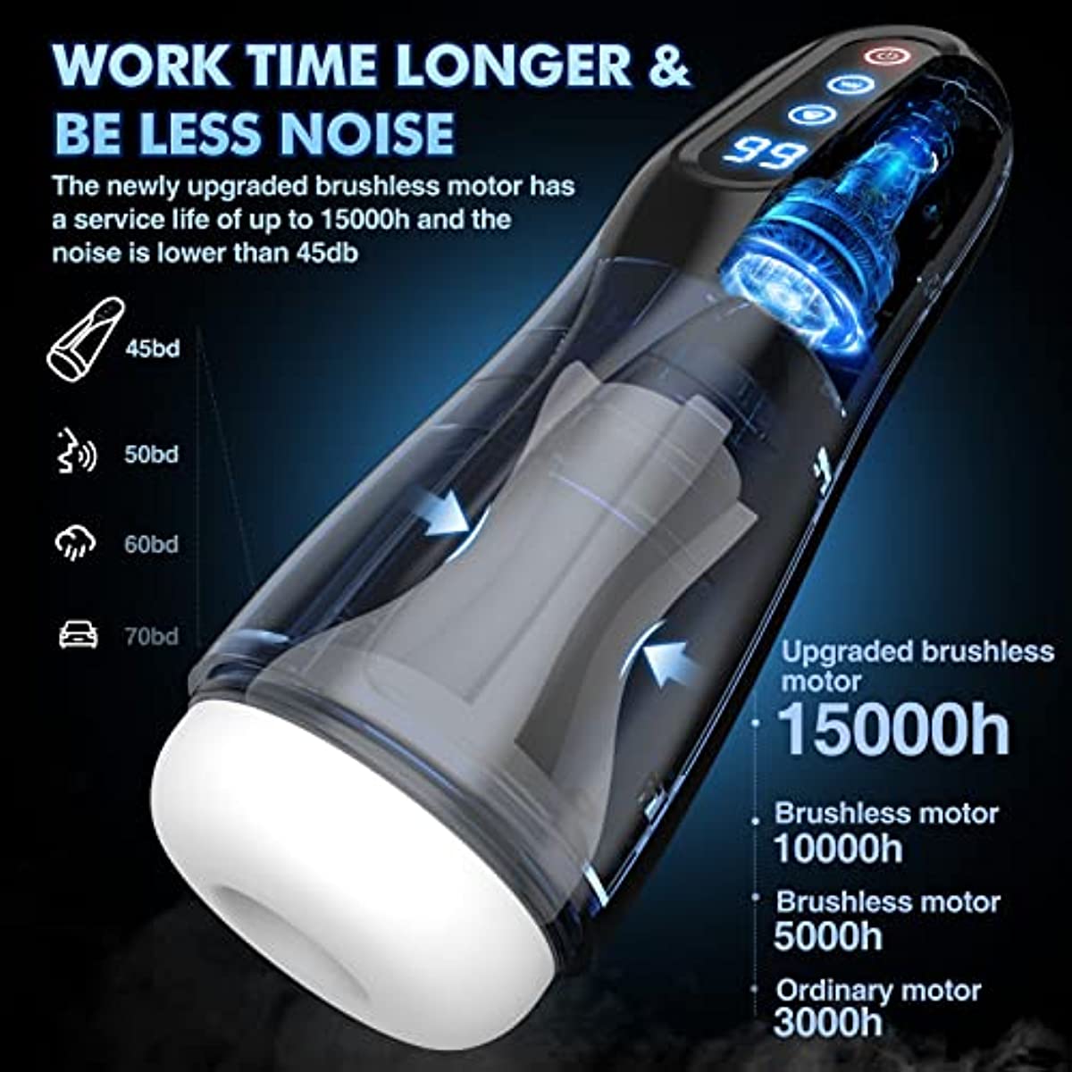 Automatic Male Masturbators 9 Suction and Vibration, Heating, Real Pussy, Vaginas, Adult Male Sex Toys for Men 18+