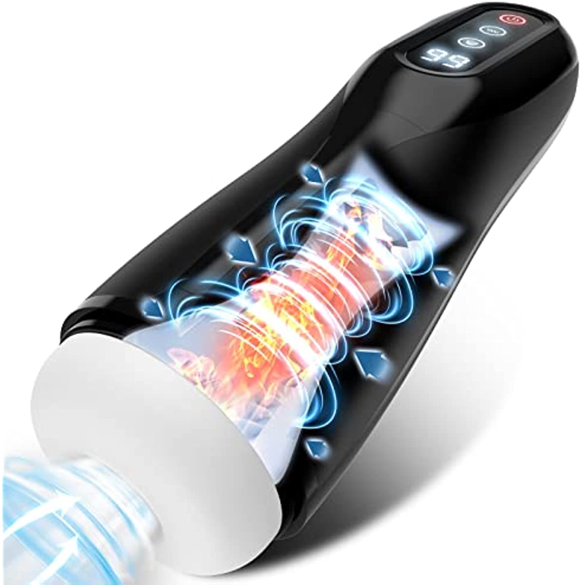Automatic Male Masturbators 9 Suction and Vibration, Heating, Real Pussy, Vaginas, Adult Male Sex Toys for Men 18+
