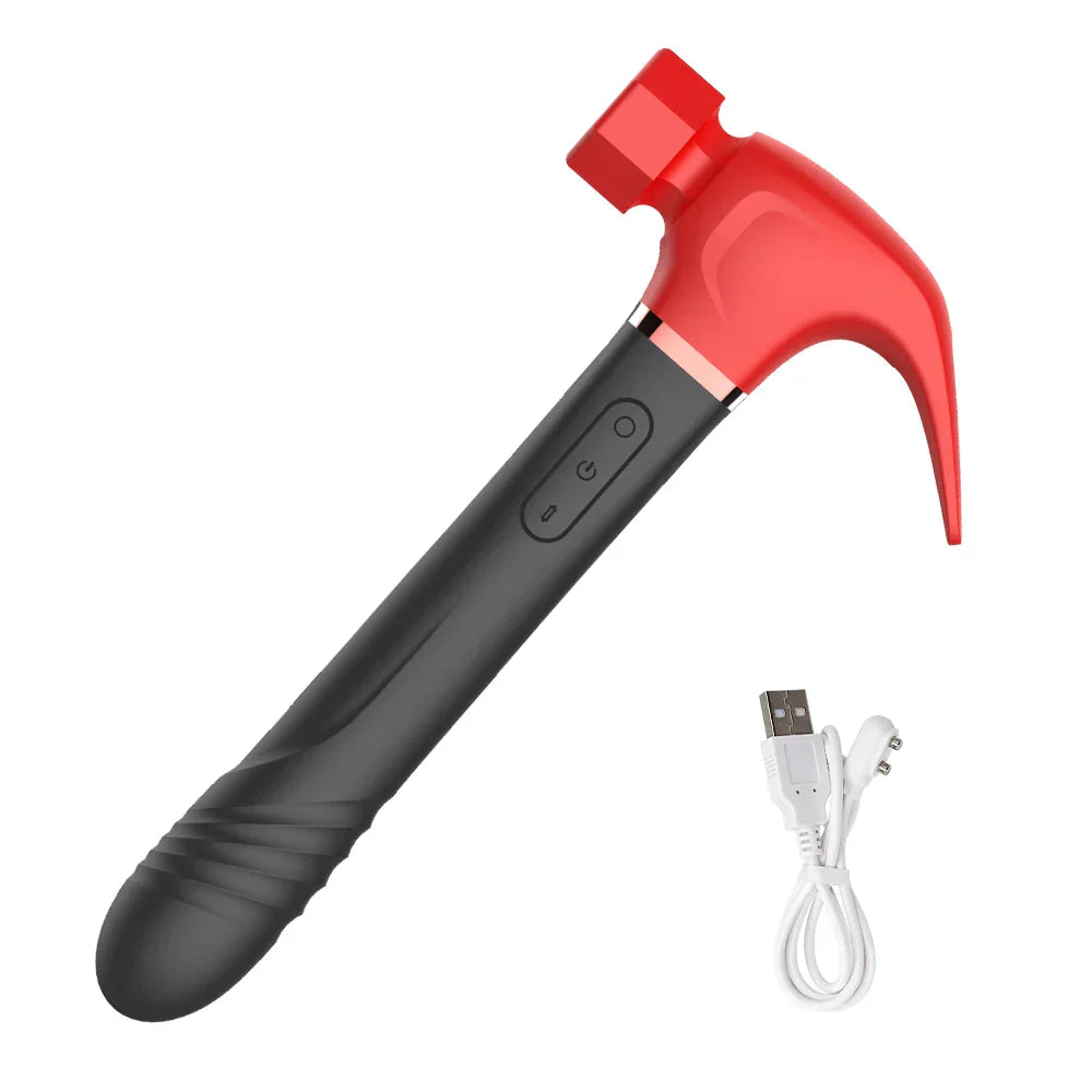 เครื่องสั่นสะเทือนรูปค้อน อุปกรณ์กระตุ้นอารมณ์แบบเอนกประสงค์ เครื่องกระตุ้นจุด G ดิลโด้แบบยืดหดได้ อุปกรณ์นวดช่องคลอด เครื่องดูดกระตุ้นปุ่มกระสัน เครื่องช่วยสำเร็จความใคร่สำหรับผู้หญิง