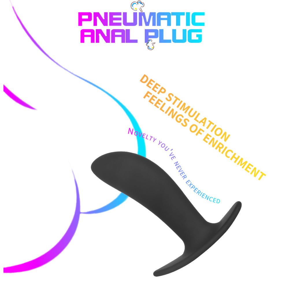 Expandable Prostate Massager Butt Plug อุปกรณ์ช่วยสำเร็จความใคร่สำหรับผู้ใหญ่ จุกเสียบก้นที่พองลมได้ ซิลิโคนขนาดใหญ่พิเศษ จุกเสียบก้นสำหรับสวนทวาร ปั๊มขยายทวาร จุกขยายทวาร
