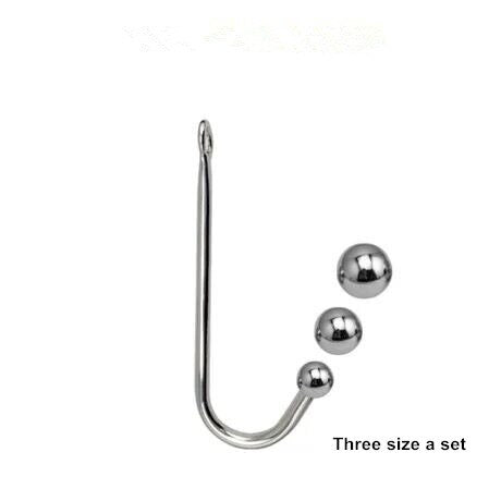 Hot Erotic Sexy Anal Hook Ball Stainless Steel SM Butt Plug Hook Anal Sex Toys for Couples Adult Sex Games Sexy Toys