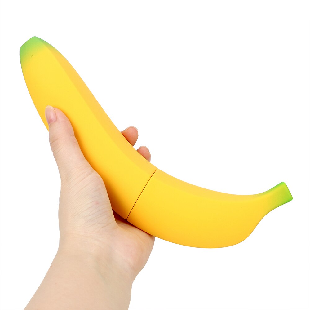 Female Masturbator Realistic Dildo Banana Vibrator Sex Toys for Women 7 Speed G-spot Vagina Stimulator