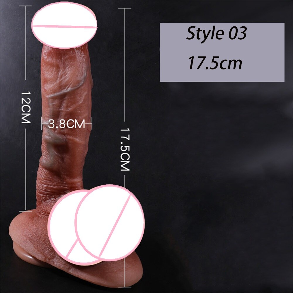 Realistic Big Penis Dildos with Suction Cup for Women Lesbian Toy Big Fake Dick Silicone Masturbation Adult Sex Products