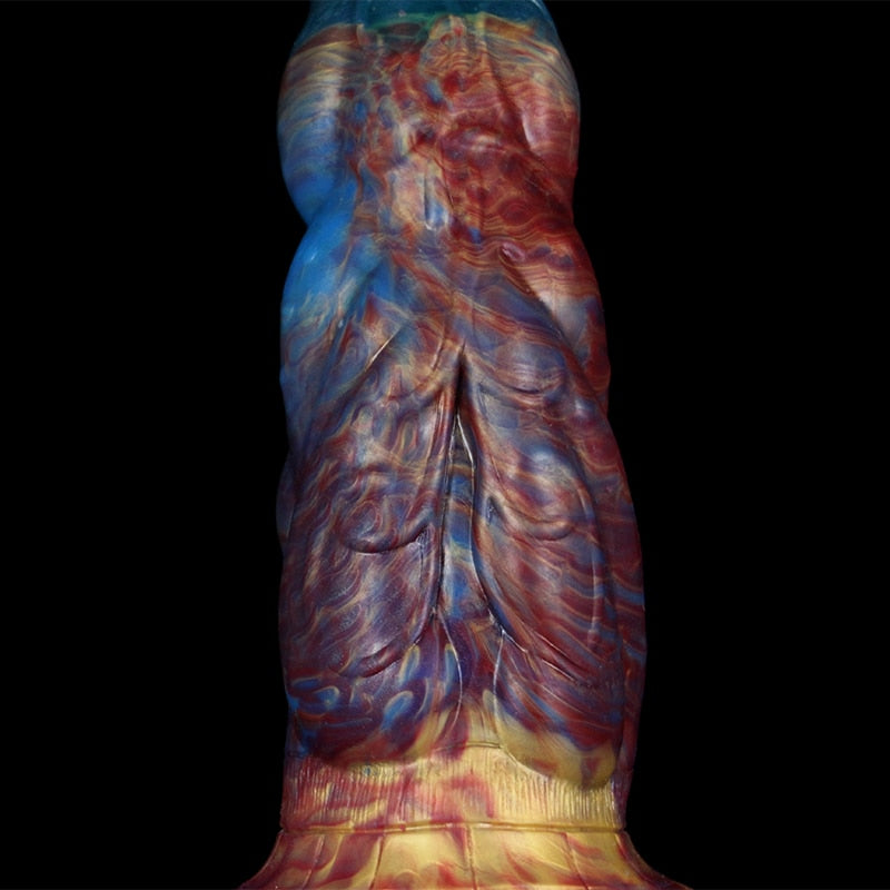 LUUK 6CM Thick Streamer Color Dildo Huge Glans Anal Plug with Powerful Sucker Sex Toys for Women Sexual Fantasy Products