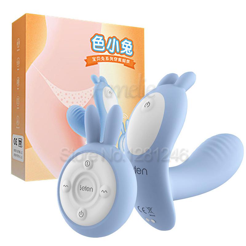 Leten 10 สปีด เครื่องสั่นทำความร้อน นวดคลิตอริส จุด G ไร้สาย ควบคุมจากระยะไกล สวมใส่กับกางเกงชั้นใน ของเล่นทางเพศสำหรับผู้หญิง