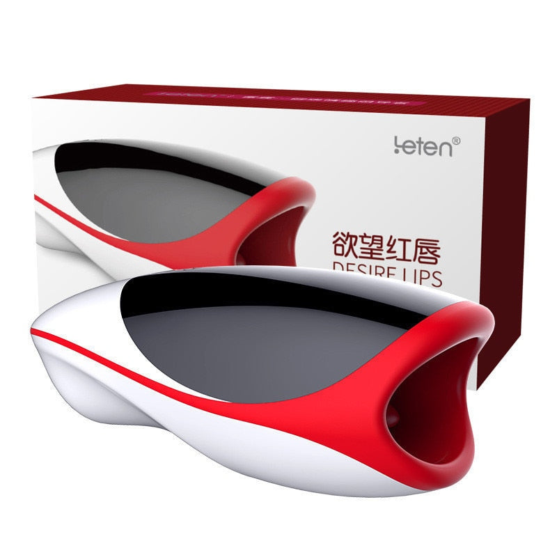 Leten อุปกรณ์ช่วยสำเร็จความใคร่ชายสำหรับอมและดูด ขนาด 3 สปีด 7 โหมด พร้อมระบบสั่นและให้ความร้อน รุ่น Deep Throat มอบประสบการณ์ออรัลเซ็กซ์เสมือนจริง