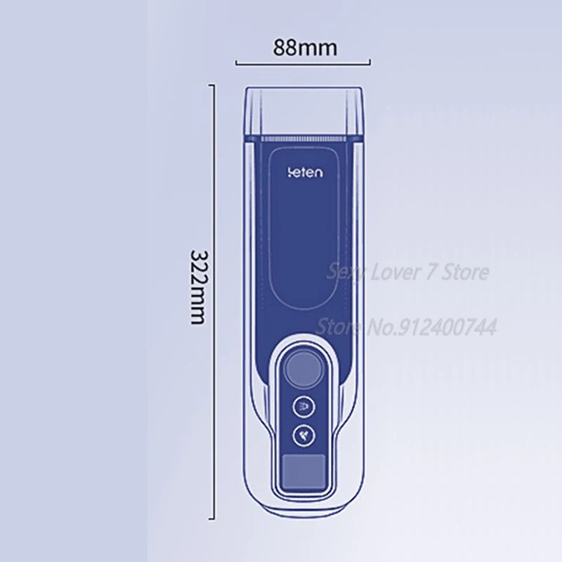 Leten A380 III อัพเกรดลูกสูบ Telescopic Masturbator ช่องคลอดเทียมแบบร้อน การกระแทก การคราง อุปกรณ์ช่วยสำเร็จความใคร่ด้วยตนเองสำหรับผู้ชาย
