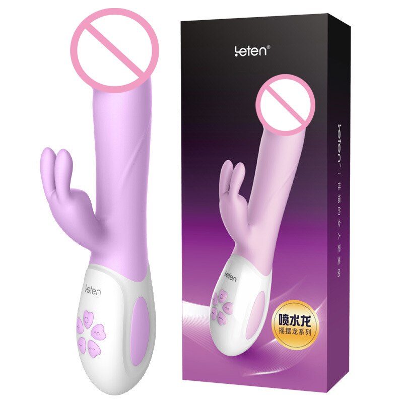 Leten Automatic Swing Vibrator Dildos Sex Toys for Woman Vagina Multiple Angle Stimulator Mute One Key Orgasm Female Masturbator