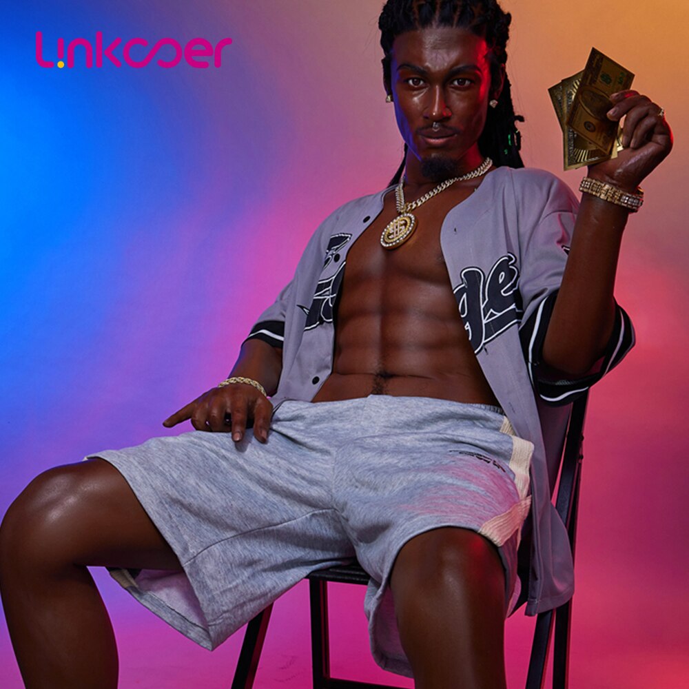 Linkooer 170cm Male Silicone Rubber Doll Big Penis Life Size Love Doll for Gay Masturbator Abdominal Muscles