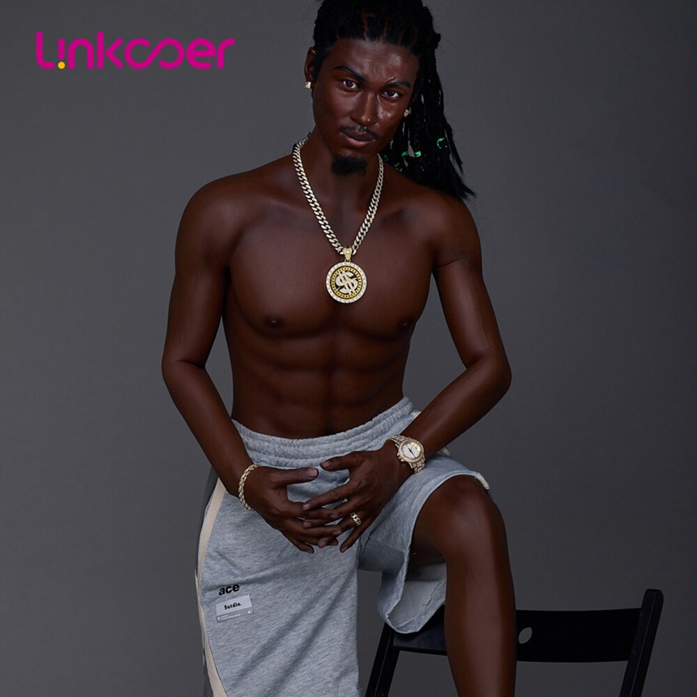 Linkooer 170cm Male Silicone Rubber Doll Big Penis Life Size Love Doll for Gay Masturbator Abdominal Muscles