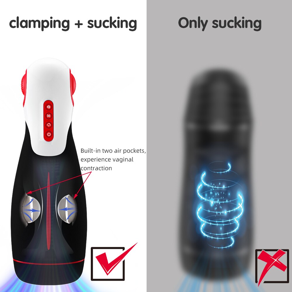 ที่สมจริงช่องคลอด Masturbation ถ้วยผลิตภัณฑ์สำหรับผู้ใหญ่ Strong ดูดชาย Masturbator 3D ประดิษฐ์เร้าอารมณ์หีเซ็กซ์ทอยสำหรับ Man