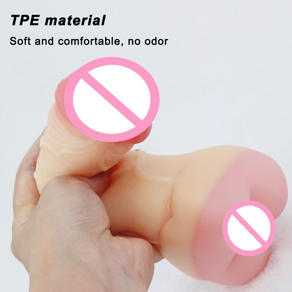 Realistic Silicone Male Masturbator Sex Toy Pocket Pussy Real Vagina Anal Massager Couple Unisex Sex Shop For 18 Adult Tool