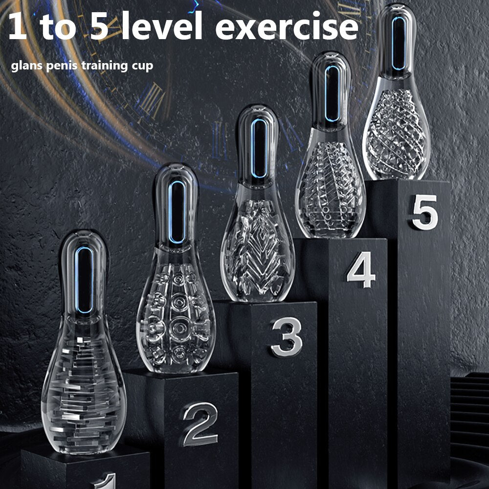 Automatic Sucking Masturbator Real Oral Sex Glans Trainer Penis Massager Cock Enlargement Glans Vibrator Sex Toys For Men