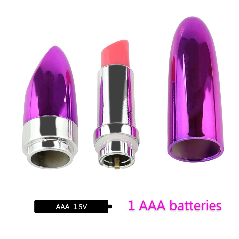 Mini Bullet Vibrator Massager ลิปสติก Dildo Vibrator กระตุ้น Clitoris Masturbator ผลิตภัณฑ์ทางเพศ Sex Toys สำหรับผู้หญิง
