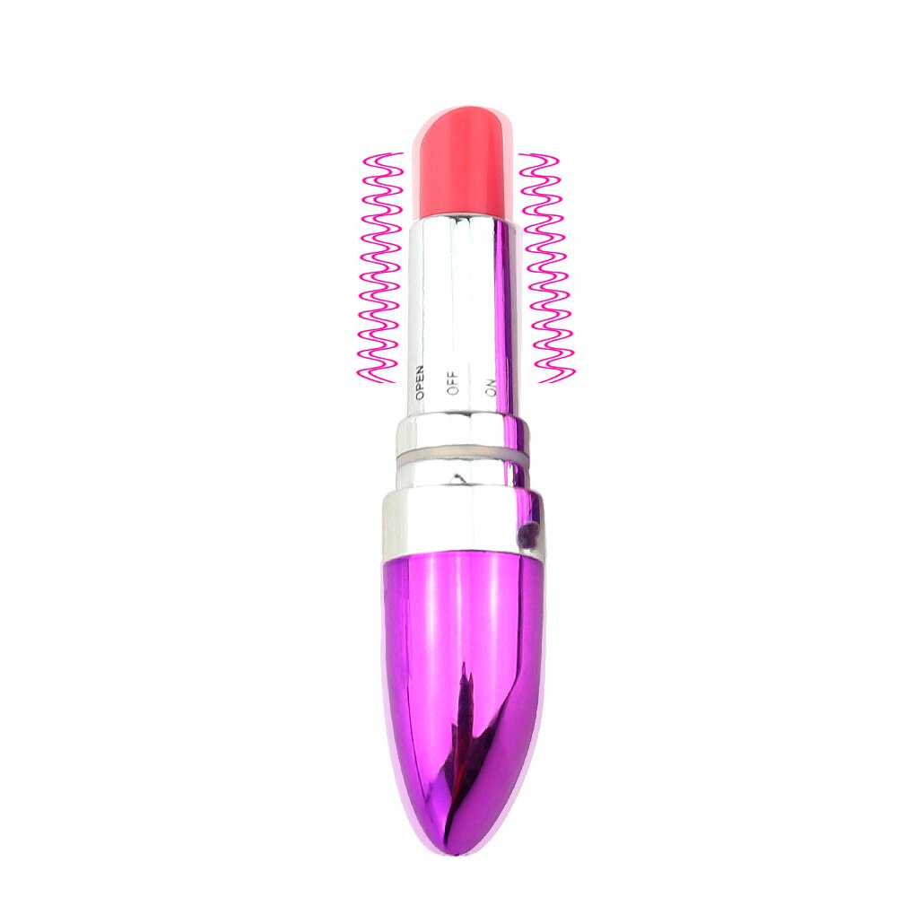 Mini Bullet Vibrator Massager ลิปสติก Dildo Vibrator กระตุ้น Clitoris Masturbator ผลิตภัณฑ์ทางเพศ Sex Toys สำหรับผู้หญิง