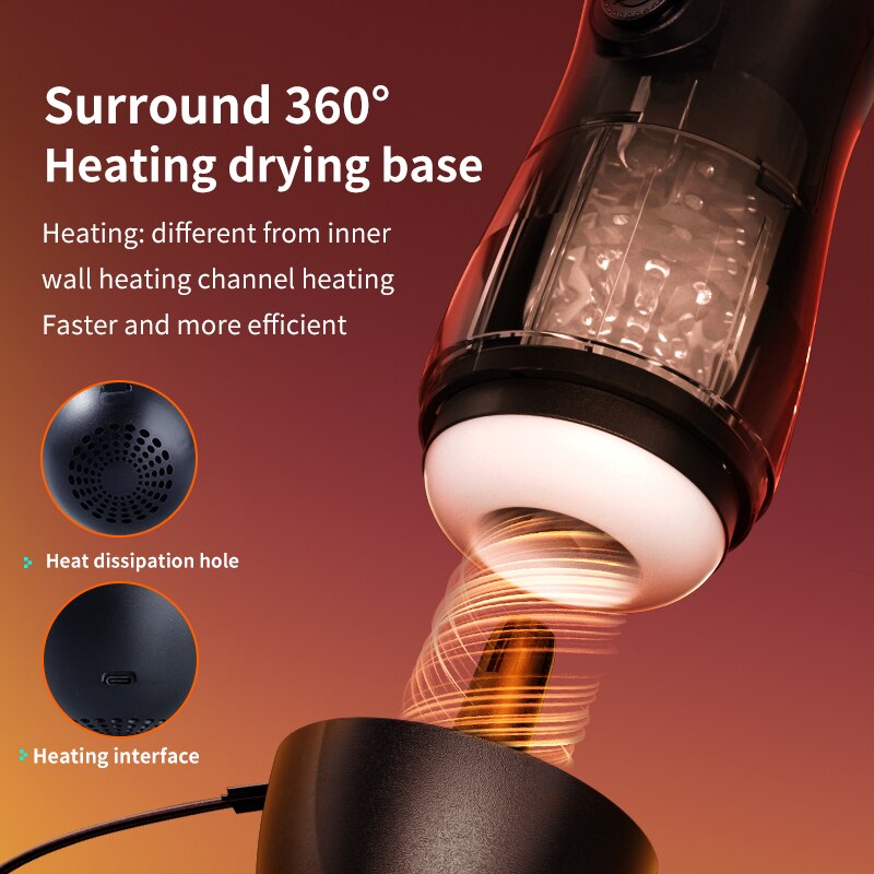 Automatic Vibrating Masturbator Cup for Men, Adult Sex Toy for Male Masturbation