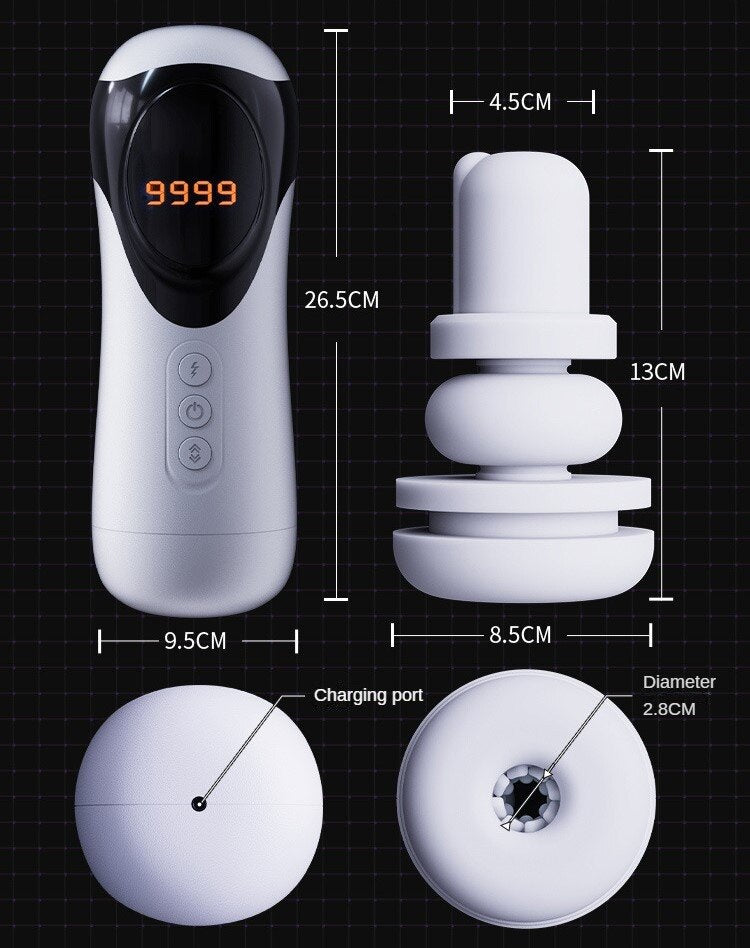 Self-Pleasure Masturbator for Men Silicone Masturbation Cup Sex Toy Political Satire