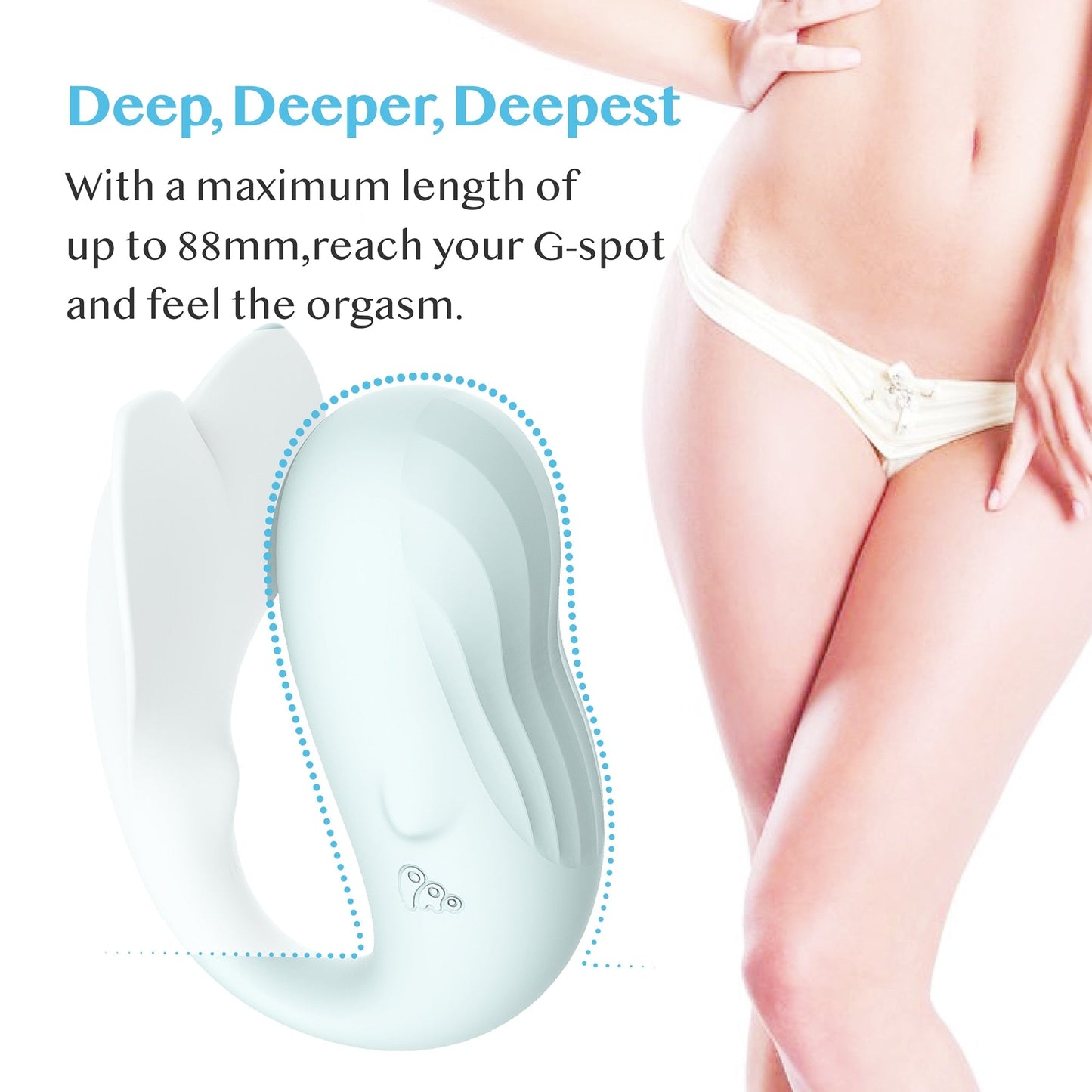 Monster Pub G-Spot Dual Motor Rechargeable Clitoral Vibrator Bluetooth Wireless APP Remote Control Vibrators for Women Sex Toy
