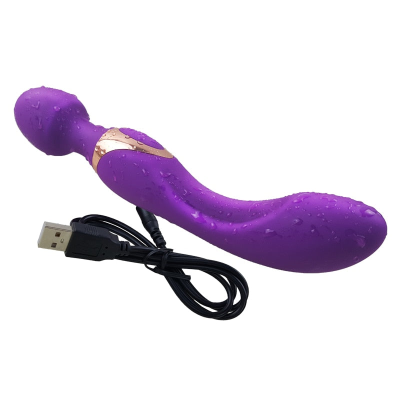 ไม้กายสิทธิ์ AV แบบใหม่ เครื่องนวดจุด G แบบชาร์จ USB เครื่องสั่นขนาดใหญ่สำหรับผู้หญิง เครื่องสั่นกระตุ้นความรู้สึกทางเพศสำหรับผู้ใหญ่ ของเล่นทางเพศสำหรับผู้หญิง
