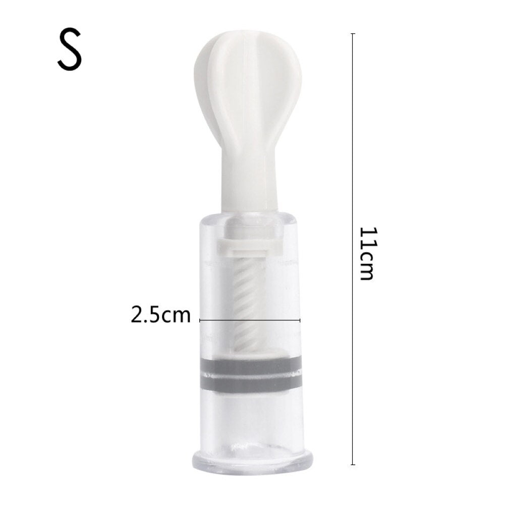 Nipple Vacuum Cup Sucker Pump Breast Enlargement Enhancer Stimulator Sex Toy Body Massage Cans Suction Enhancer Anti Cellulite