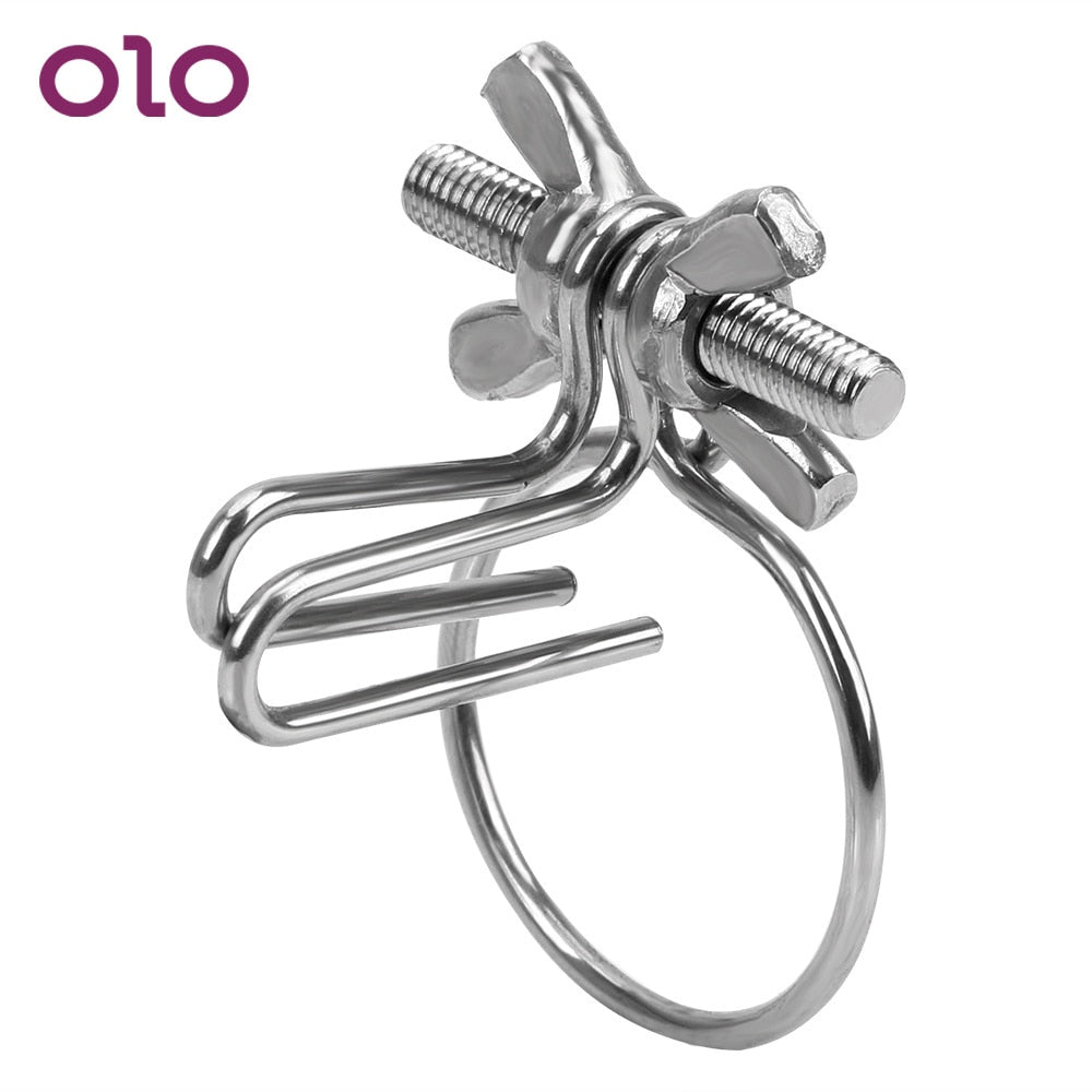 OLO เครื่องกระตุ้นองคชาตแบบปรับได้, ที่สวนท่อปัสสาวะ, สวนคาเธเตอร์, หัวตรวจสเตนเลส, ปลั๊กอวัยวะเพศ, ของเล่นทางเพศสำหรับผู้ชายเกย์