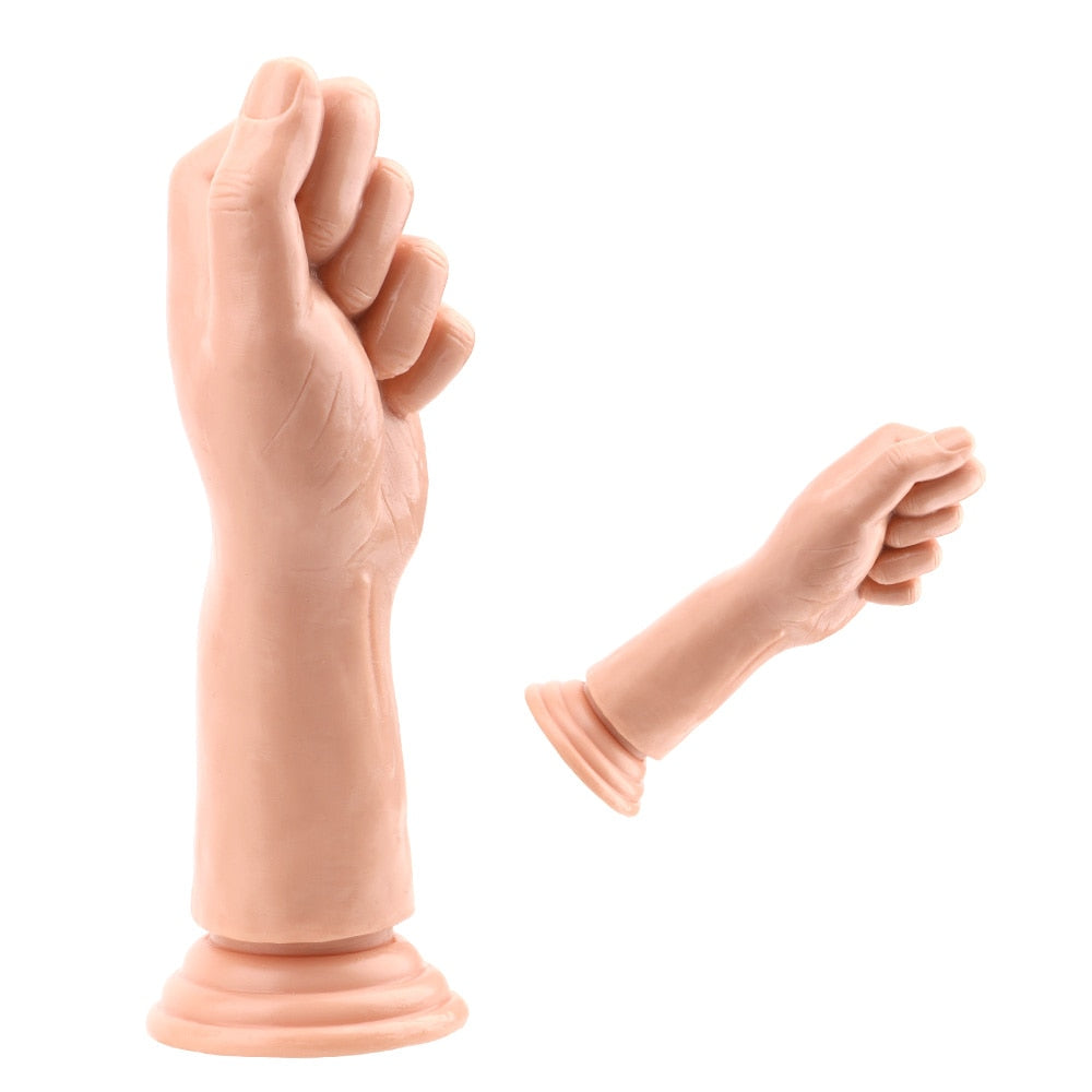 OLO Large Penis Fist Masturbate Sex Toys G-spot Anal Plug Huge Dildo Silicone Suction Big Hand Anal Stuffed Butt Plug Erotic