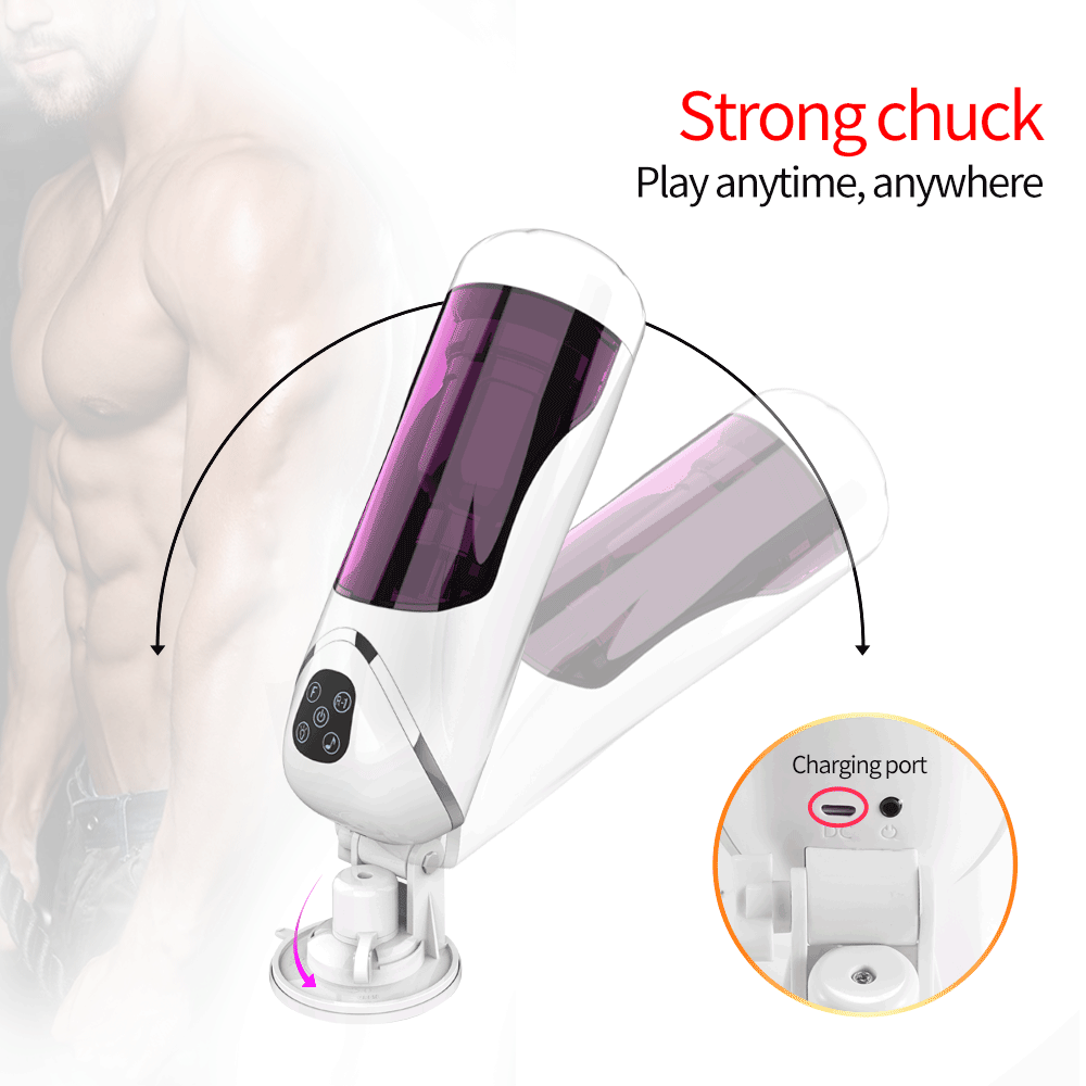 ของเล่นทางเพศสำหรับผู้ชาย เครื่องช่วยสำเร็จความใคร่ชายแบบยืดหดได้อัตโนมัติ ทรงพลัง หมุนได้ มีระบบโต้ตอบด้วยเสียง ถ้วยสำเร็จความใคร่ ช่องคลอด ร้านค้าเซ็กส์สำหรับผู้ใหญ่