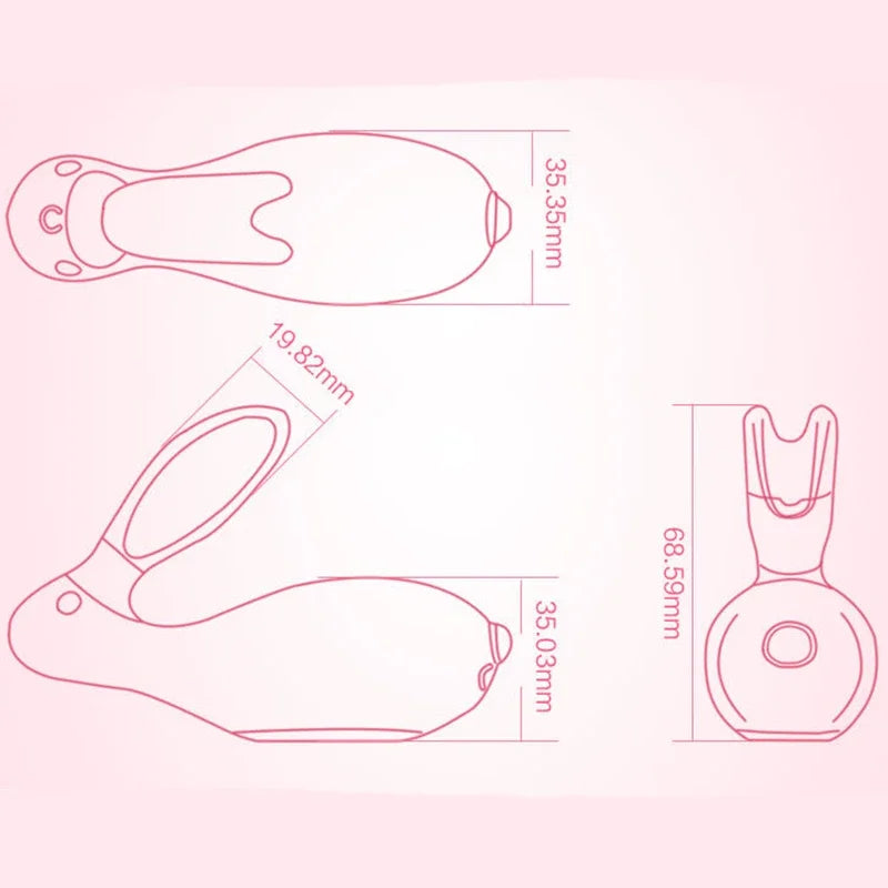 รีโมทคอนโทรล ไข่สั่น มอเตอร์คู่ กระต่ายกระตุ้น G-Spot, คลิตอริส, ช่องคลอด, ทวารหนัก สแตรปออน ดิลโด้ เครื่องสั่น ของเล่นทางเพศสำหรับผู้หญิง
