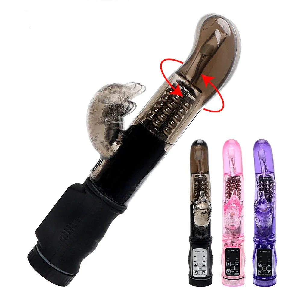ของเล่นทางเพศสำหรับผู้ใหญ่ Dildos Anal Plug Rabbit Vibrators หมุนได้สำหรับผู้หญิง เครื่องนวดคลิตอริส ช่องคลอด ก้น ของเล่นทางเพศหญิง ร้านจำหน่ายของเล่นทางเพศ