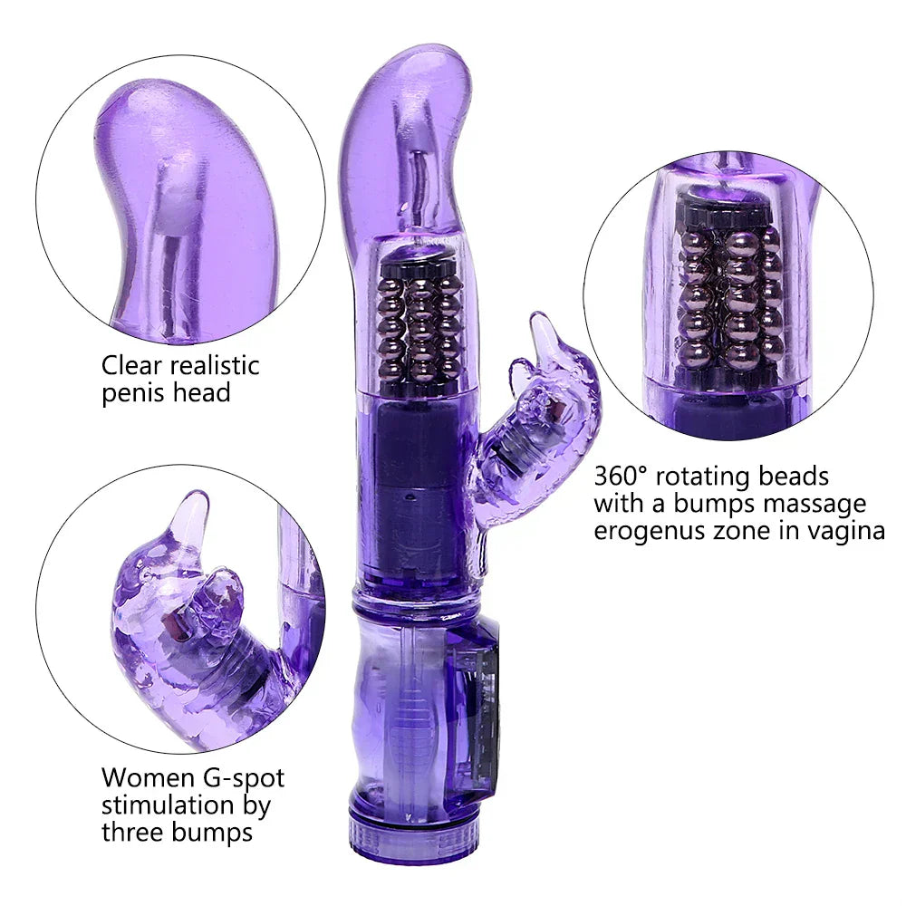 ของเล่นทางเพศสำหรับผู้ใหญ่ Dildos Anal Plug Rabbit Vibrators หมุนได้สำหรับผู้หญิง เครื่องนวดคลิตอริส ช่องคลอด ก้น ของเล่นทางเพศหญิง ร้านจำหน่ายของเล่นทางเพศ