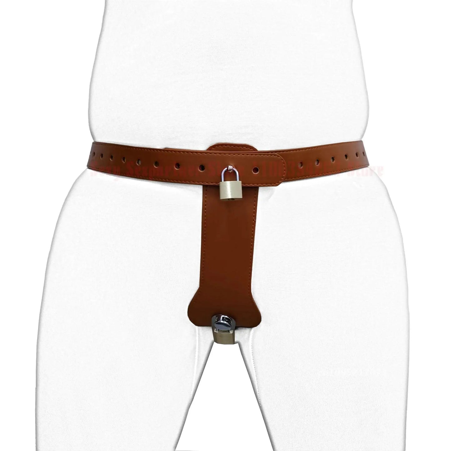 Leather T-Shaped Female Lock Belt Masturbator Strap On Pants Underwear Fetish Chastity Sex Chastity Device Bdsm Toys