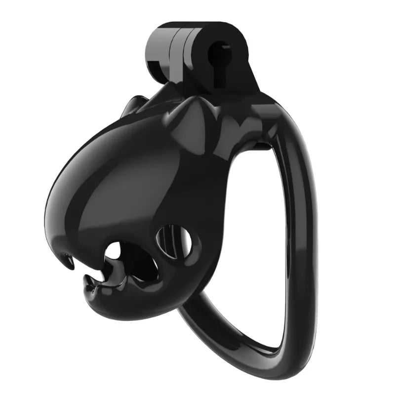 Furry Cute Male Chastity Cage CB Lock SM Flirting Adult Toy Bondage Device for Gay Erotic Urethral Lock with 4Ring Wrapped Penis