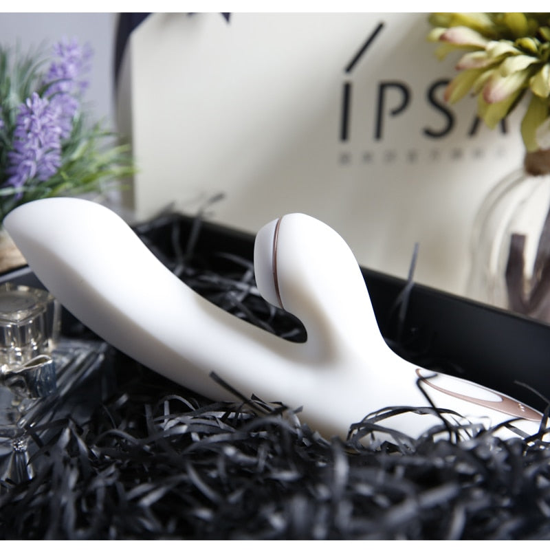 เยอรมัน Satisfyer 10 ความเร็วดูด G Spot คลิปกระตุ้นซิลิโคนการสั่นสะเทือนจุกนมดูดดิลโด้ UYO กระต่าย กระต่าย