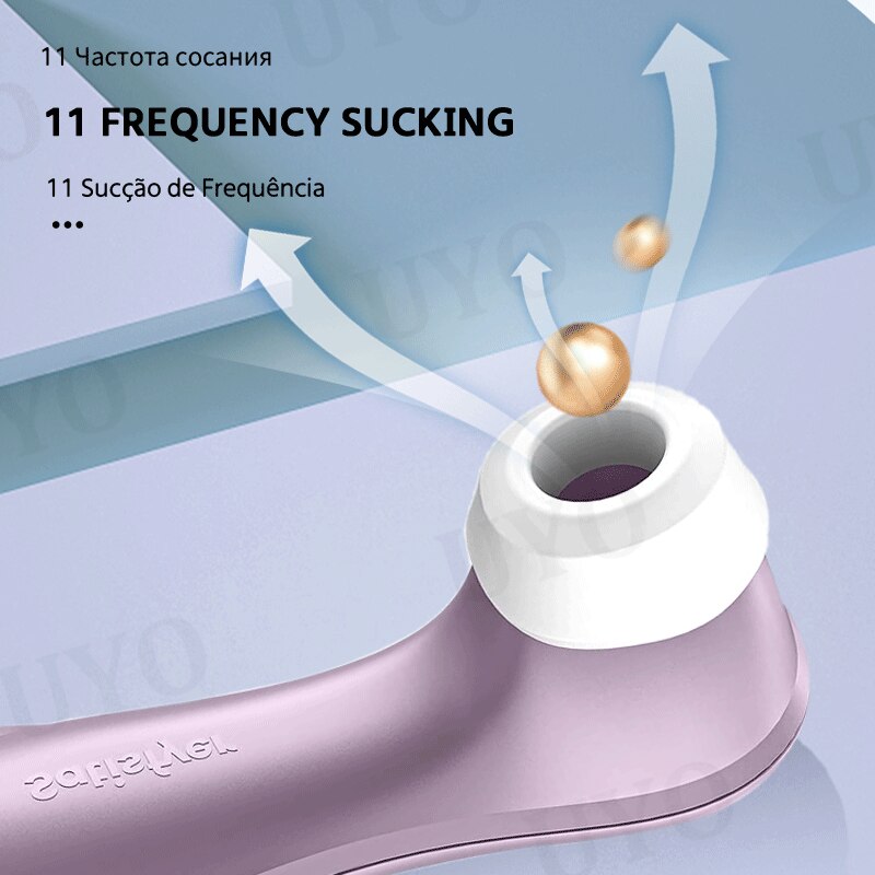 Satisfyer Pro 2ดูด Vibrators หญิง Clit กระตุ้นการสั่นสะเทือน Nipple Sucker Clitoris สั่นสำหรับผู้หญิงเซ็กซ์ทอย Vibrator
