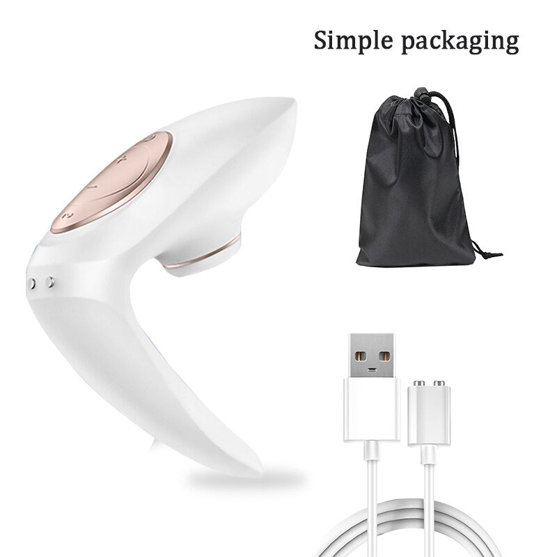 เยอรมนี Satisfyer Pro4 คู่ดูด G-Spot ซิลิโคน UYO เครื่องสั่น Dildo ของเล่นผู้ใหญ่กระตุ้น Clitoral ดูดของเล่น