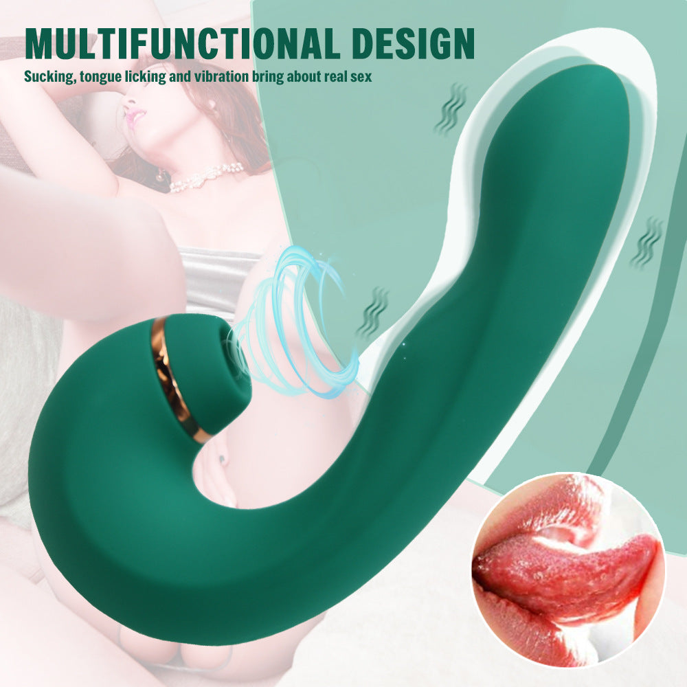 Abhoth Female Vibrator Sex Toys Sucking Vibrator 10 Frequency Vibration + Sucking G Spot Stimulation Masturbator Adult Products