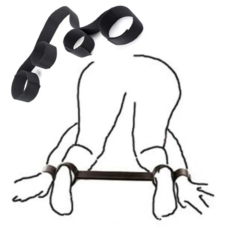 เซ็กส์ทอย อุปกรณ์ BDSM ทำจากผ้าฝ้าย, กุญแจมือ, หมอนรองขาเซ็กซี่, เข็มขัดรัด, ของเล่นคู่รักช่วยในการถึงจุดสุดยอด