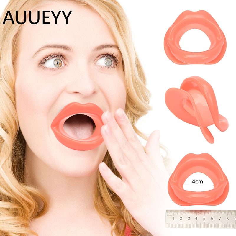 Sex Slave Silicone Lips O Ring Open Mouth Gag Oral Mouth Gag Ball Fetish Bdsm Bondage Restraints Erotic Toys Sex Toy for Couples
