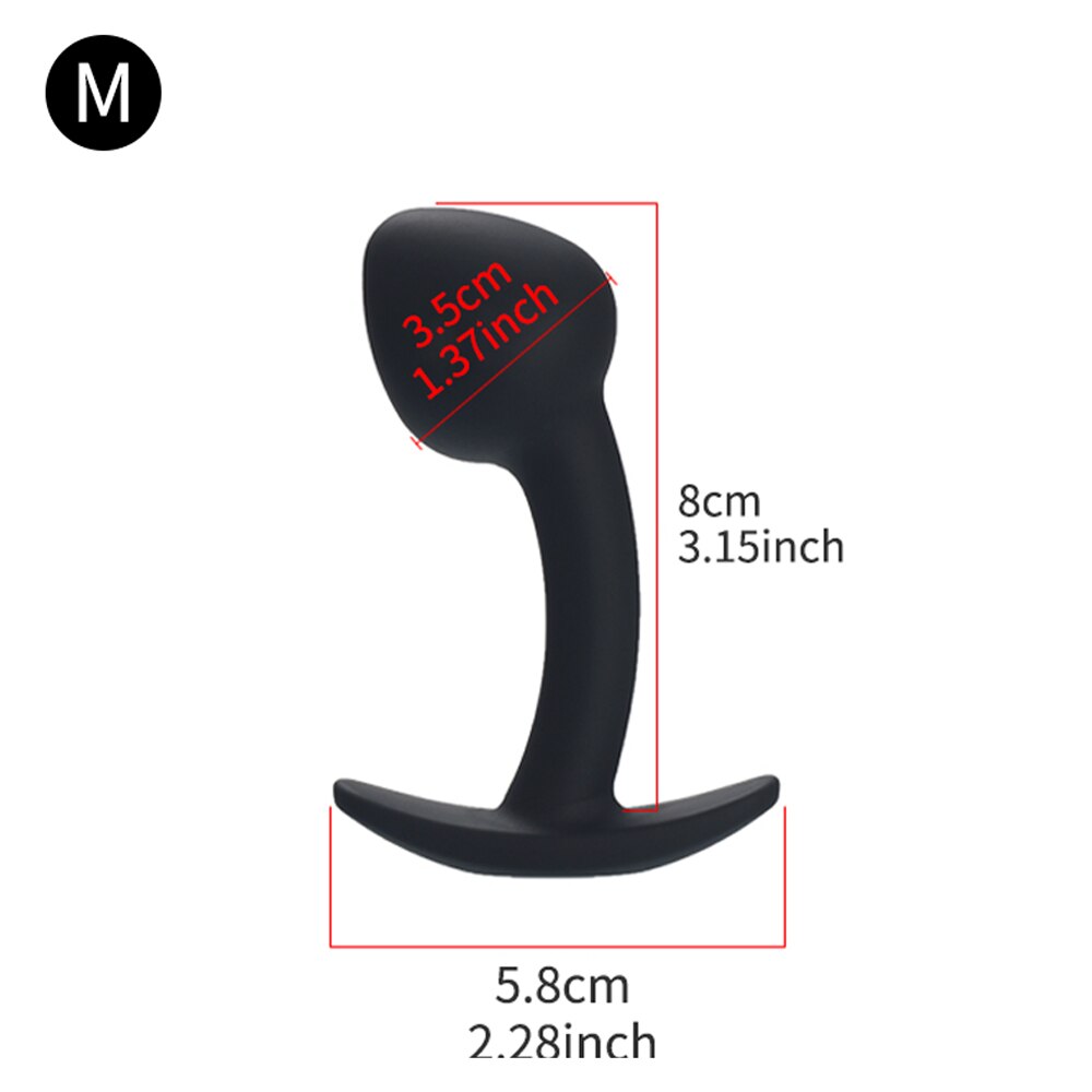 Soft Anal Plug High Quality Silicone Butt Plug Adult Product Anal Beads Female Masturbator Prostate Massager Sex Toys for Couple