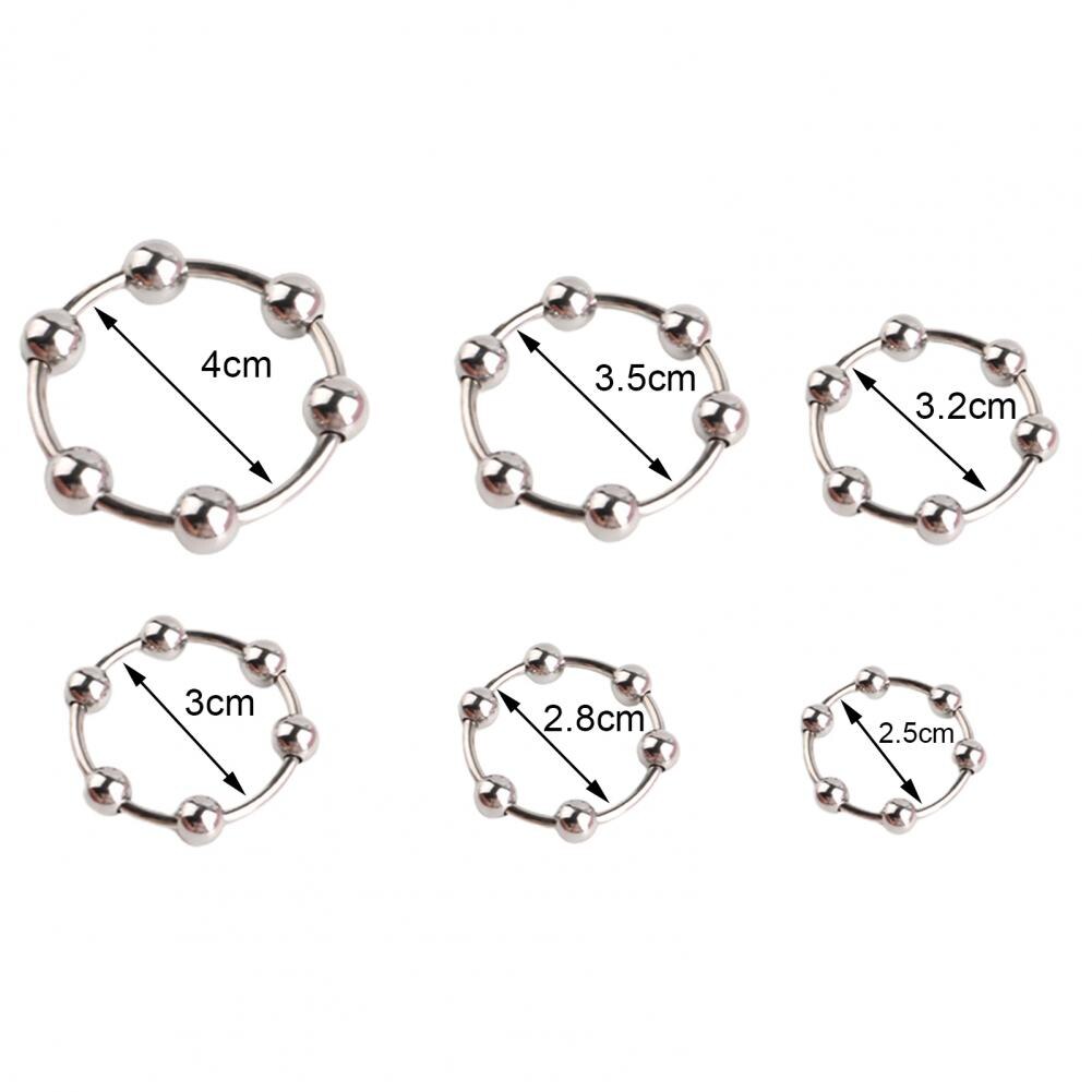 Stainless Cock Ring Sex Increase Orgasms Easy To Use Safe  Delay Ejaculation Lock Ring for Men Foreskin Corrector Rings