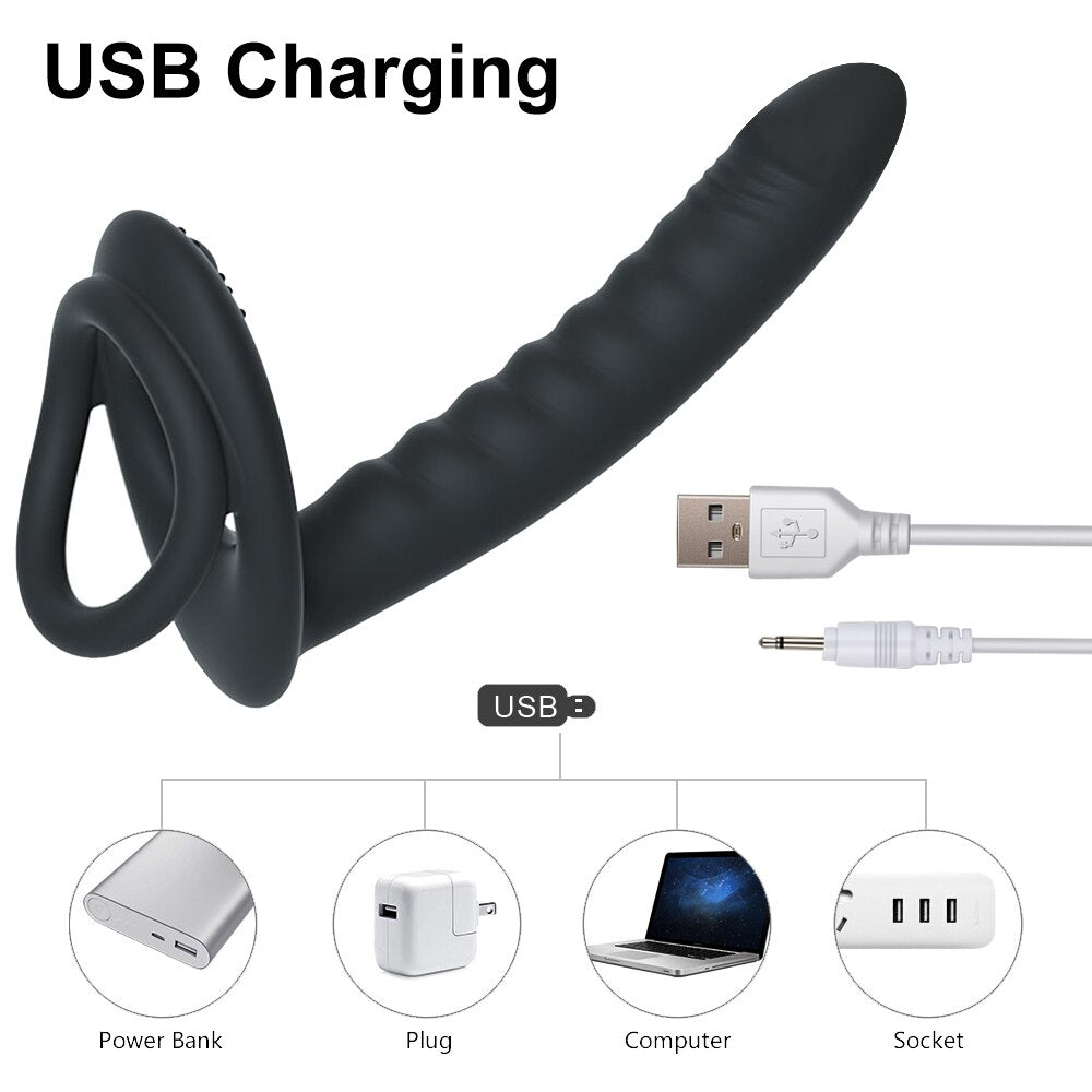 Strap-On Dildo ของเล่นช่วยตัวเองสำหรับผู้หญิง สายรัดองคชาต Dildo อวัยวะเพศ Plug Anal ลูกปัด Plug G-Spot ของเล่นสำหรับผู้ใหญ่18