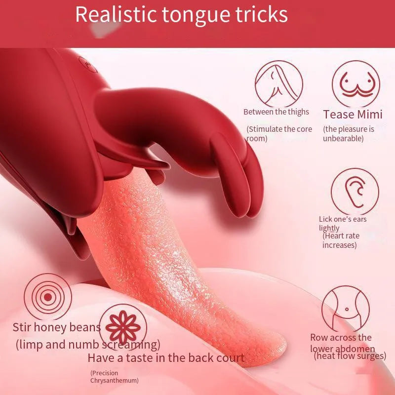 Tongue Licking Clitoral Stimulation Antistress Toys For Adults  Sex Toys Squirt  Adult Supplies Masturbator vibrator for women