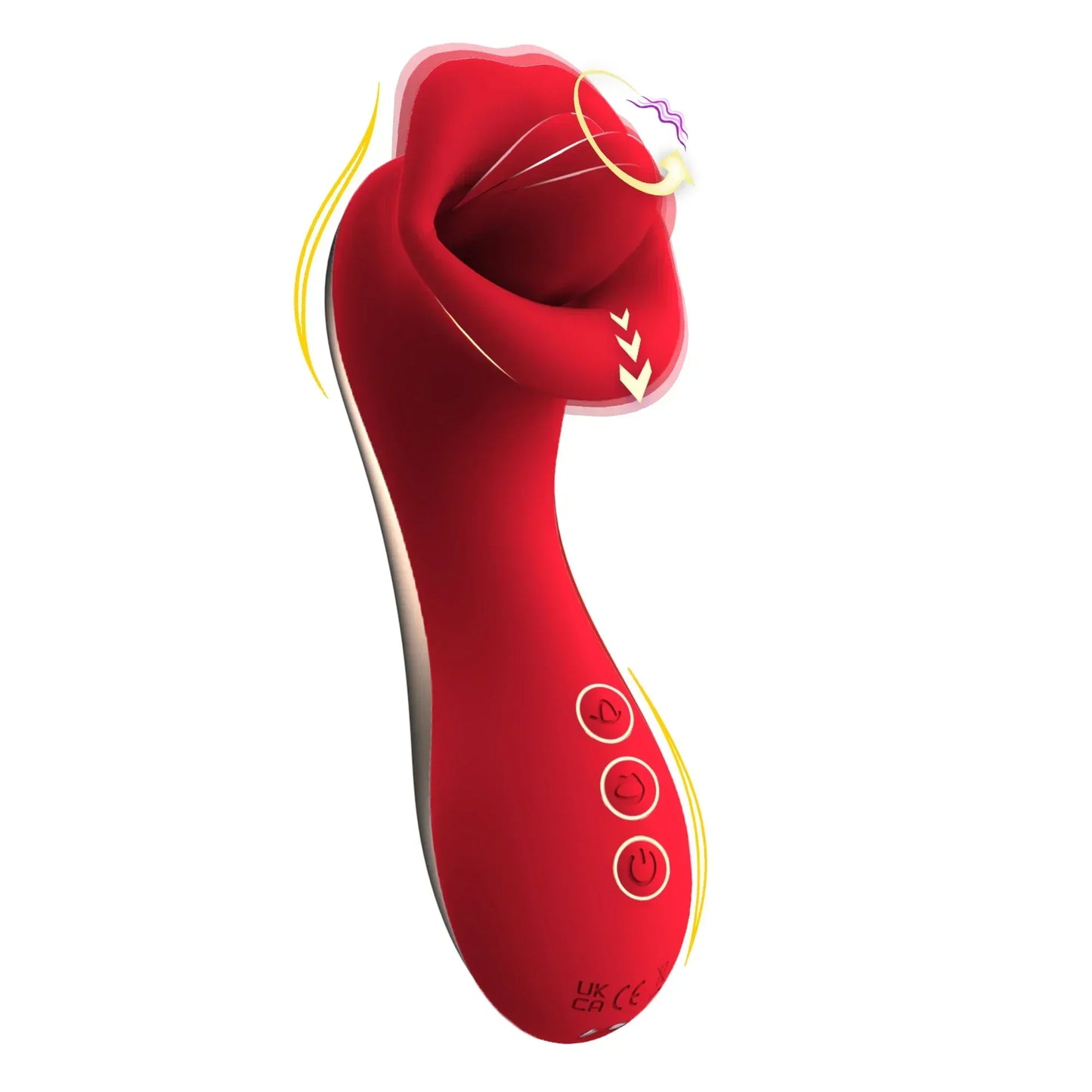 Tongue Licking Vibrator for Women with Handle 10 Speed Clitoral Stimulator Nipple G-Spot female Masturbator Adult Sex Toys 18+