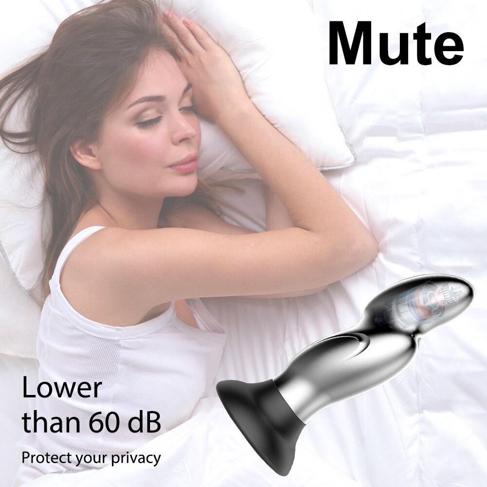 โลหะ Vibrator Anal เสียบของเล่นเพศสำหรับผู้ชาย Anal Massager สแตนเลส Butt Plug G-Spot Anus Stimulator Remote ช่องคลอด Vibrator