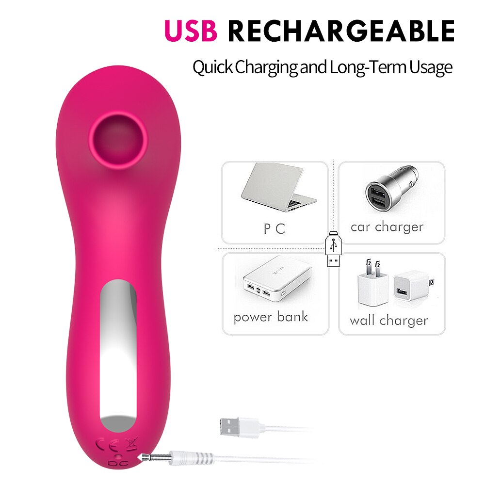 ช่องคลอดดูด Vibrator ของเล่นทางเพศสำหรับหญิง เครื่องดูดลิ้นในช่องปาก กระตุ้นคลิตอริส ของเล่นทางเพศเร้าอารมณ์สำหรับผู้ใหญ่