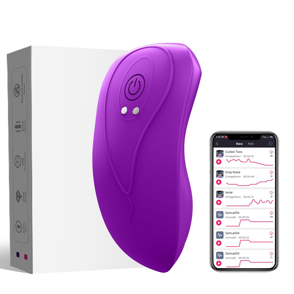 ผีเสื้อ Vibrator ไร้สายรีโมทแอปกางเกง Dildo Vibrator สำหรับผู้หญิง Clitoral Stimulator นวดเร้าอารมณ์เซ็กซ์ทอย