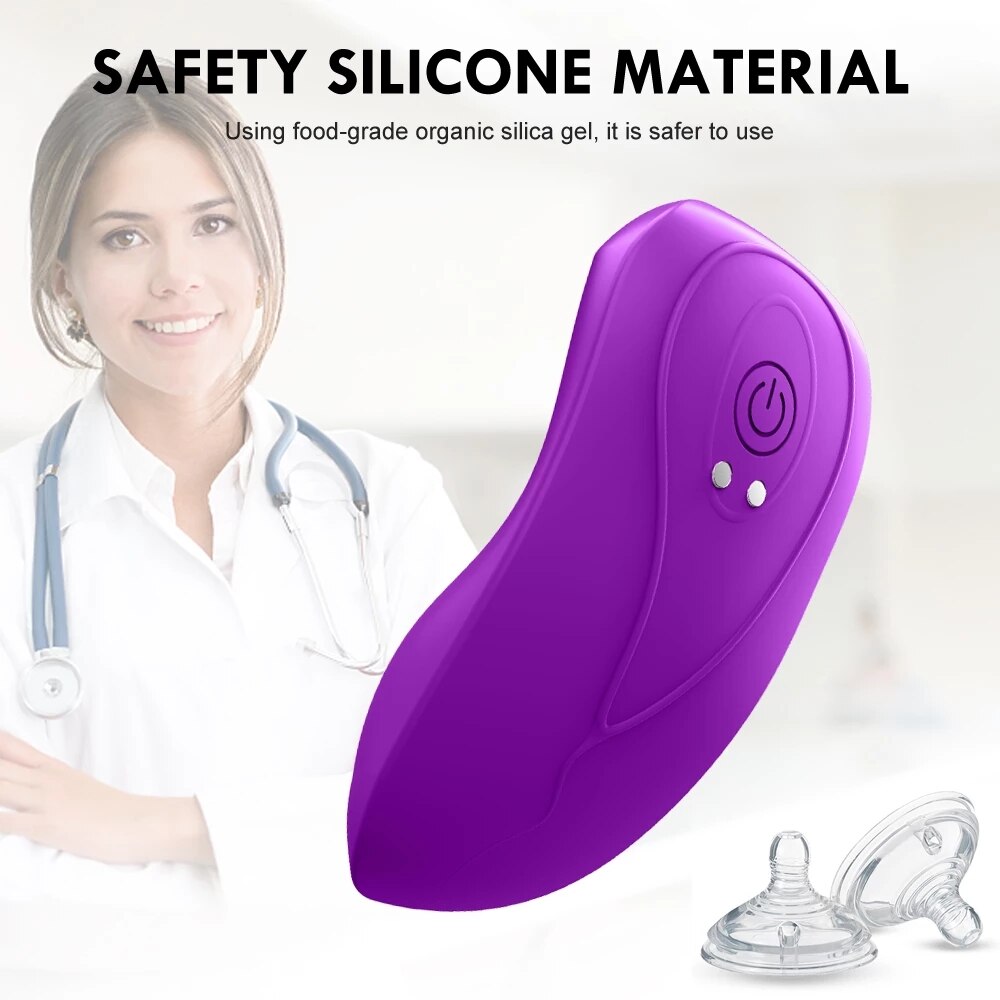 ผีเสื้อ Vibrator ไร้สายรีโมทแอปกางเกง Dildo Vibrator สำหรับผู้หญิง Clitoral Stimulator นวดเร้าอารมณ์เซ็กซ์ทอย